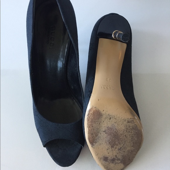 Authentic Women’s Gucci open toe heels size 37 - Picture 7 of 8